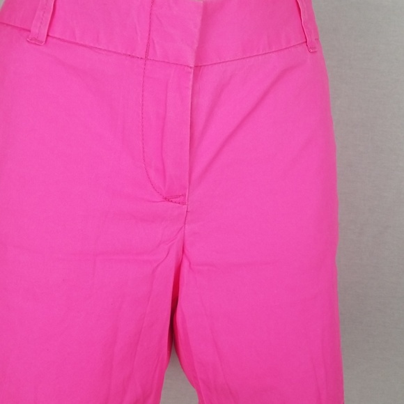 J. CREW Factory neon pink chino shorts - Picture 3 of 8